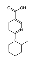 6-(2-methylpiperidin-1-yl)nicotinic acid Structure