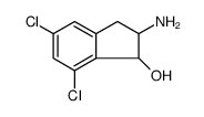 1H-Inden-1-ol, 2-amino-5,7-dichloro-2,3-dihydro结构式