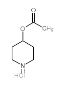 PIPERIDIN-4-YL ACETATE HYDROCHLORIDE structure