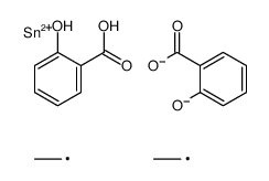 [diethyl-(2-hydroxybenzoyl)oxystannyl] 2-hydroxybenzoate Structure