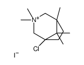 5-chloro-1,3,3,8,8-pentamethyl-3-azoniabicyclo[3.2.1]octane,iodide Structure