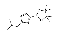 1-(2-METHYLPROPYL)-3-(4,4,5,5-TETRAMETHYL-1,3,2-DIOXABOROLAN-2-YL)-1H-PYRAZOLE Structure