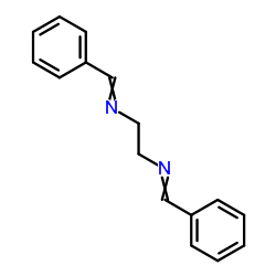 N1,N2-二亚苄基乙-1,2-二胺结构式