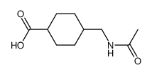 4-[(acetylamino)methyl]cyclohexanecarboxylic acid结构式