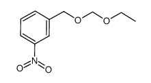 3-nitro-1-[(ethoxymethoxy)methyl]benzene Structure