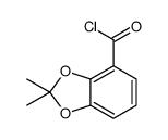 1,3-Benzodioxole-4-carbonyl chloride, 2,2-dimethyl- (9CI) structure