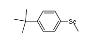 (4-(tert-butyl)phenyl)(methyl)selane Structure