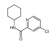 N-Cyclohexyl 4-chloropicolinamide Structure