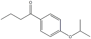 1-[4-(PROPAN-2-YLOXY)PHENYL]BUTAN-1-ONE结构式