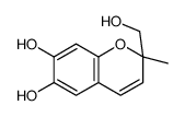 2H-1-Benzopyran-6,7-diol,2-(hydroxymethyl)-2-methyl-(9CI)结构式