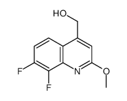 (7,8-difluoro-2-methoxyquinolin-4-yl)methanol Structure