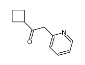 1-Cyclobutyl-2-(pyridin-2-yl)ethanone structure