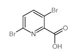 3,6-Dibromopicolinic acid Structure