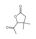 2(3H)-Furanone, 5-acetyldihydro-4,4-dimethyl- (9CI) picture