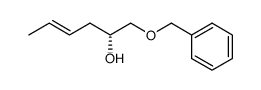 (2R)-(E)-1-(phenylmethoxy)-4-hexen-2-ol Structure