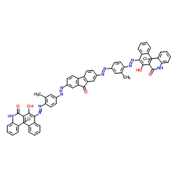 2-Naphthalenecarboxamide, 4,4'-[(9-oxo-9H-fluorene- 2,7-diyl)bis[azo(2-methyl-4,1-phenylene)azo]]bis[N-(2-chlorophenyl)-3-hydroxy- picture