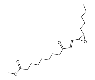 methyl (E)-9-oxo-12,13-epoxy-10-octadecenoate Structure