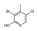 3-Bromo-5-chloro-4-methylpyridin-2-ol Structure