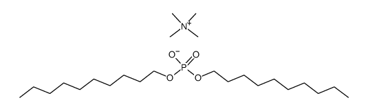 tetramethyl-ammonium, didecyl phosphate结构式