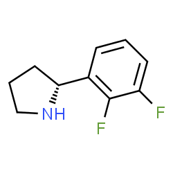 (2R)-2-(2,3-DIFLUOROPHENYL)PYRROLIDINE structure