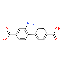 2-氨基-4,4'-联苯二甲酸结构式