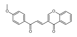 3-[3-(4-methoxyphenyl)-3-oxoprop-1-enyl]chromen-4-one Structure