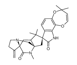 14,17-anhydroparaherquamide A Structure