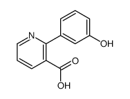 2-(3-hydroxyphenyl)pyridine-3-carboxylic acid结构式