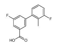 3-fluoro-5-(3-fluoro-2-methylphenyl)benzoic acid Structure