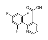 2-(2,4,6-trifluorophenyl)pyridine-3-carboxylic acid Structure