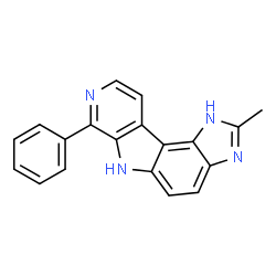 Pyrido[4,3:4,5]pyrrolo[3,2-e]benzimidazole,1,6-dihydro-2-methyl-7-phenyl- picture