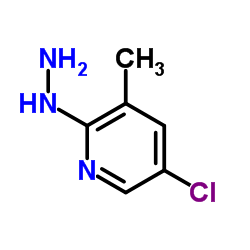 5-Chloro-2-hydrazino-3-methylpyridine结构式