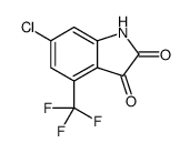 6-chloro-4-(trifluoromethyl)indoline-2,3-dione picture