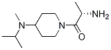 (S)-2-AMino-1-[4-(isopropyl-Methyl-aMino)-piperidin-1-yl]-propan-1-one结构式