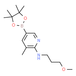 N-(3-Methoxypropyl)-3-Methyl-5-(4,4,5,5-tetramethyl-1,3,2-dioxaborolan-2-yl)pyridin-2-amine picture