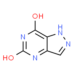 5H-Pyrazolo[4,3-d]pyrimidin-5-one,1,4-dihydro-7-hydroxy- structure