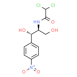 Acetamide, 2,2-dichloro-N-((1S,2S)-2-hydroxy-1-(hydroxymethyl)-2-(4-ni trophenyl)ethyl)- structure