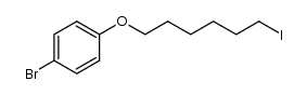 1-(4-bromophenyl)oxy-6-iodohexane结构式