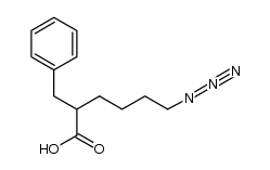 6-azido-2-benzylhexanoic acid Structure