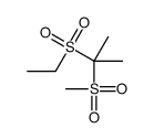 2-ethylsulfonyl-2-methylsulfonylpropane Structure