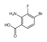 2-amino-4-bromo-3-fluorobenzoic acid structure