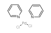 Palladium,dichlorobis(pyridine)- Structure