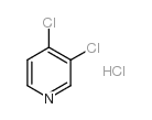 3,4-二氯吡啶盐酸盐结构式