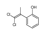 1,1-Dichloro-2-(o-hydroxyphenyl)propene Structure