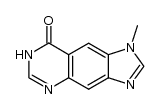 1-methyl-1H-imidazo[4,5-g]quinazolin-8(7H)-one Structure