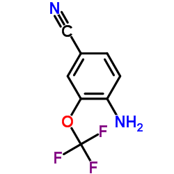 4-Amino-3-trifluoromethoxybenzonitrile Structure