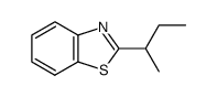 Benzothiazole, 2-(1-methylpropyl)- (9CI) structure