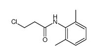 N-(2,6-dimethylphenyl)-3-chloropropionamide Structure