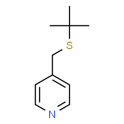 Pyridine, 4-[(tert-butylthio)methyl]-结构式