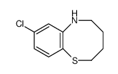 8-chloro-3,4,5,6-tetrahydro-2H-1-benzothiazocine Structure